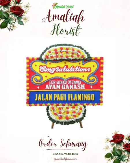 Sewa Papan Bunga Bambuapus